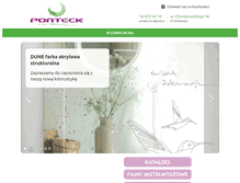 Tablet Screenshot of ponteck.com.pl